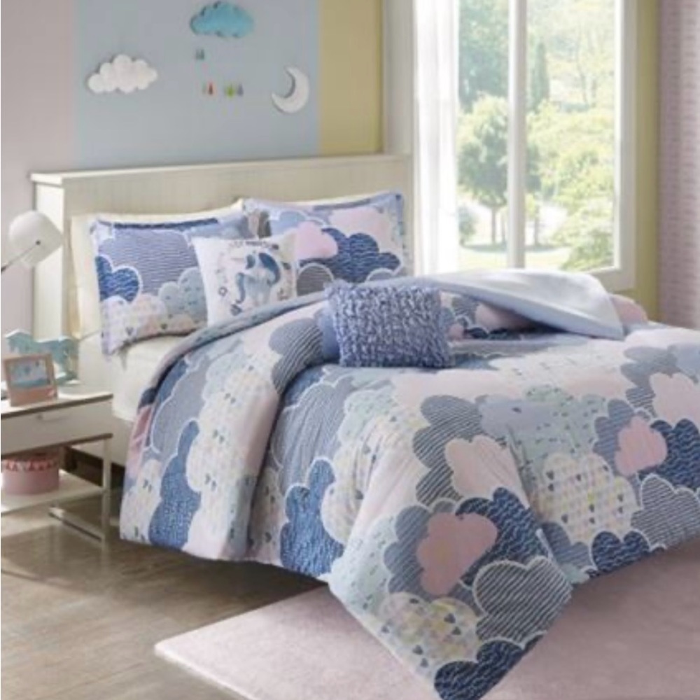 Cloud Cotton Duvet Cover Set, Twin by Urban Habitat Kids